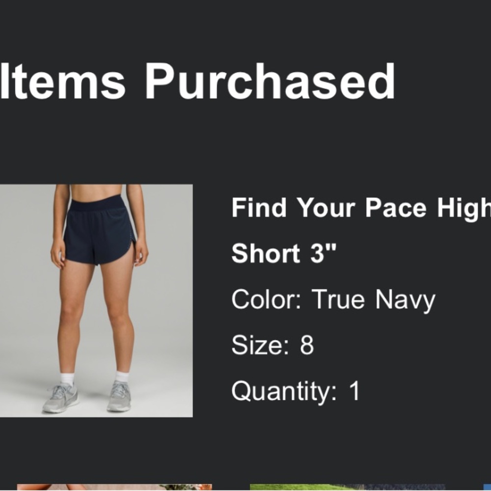 Lululemon - Find your pace high-rise shorts